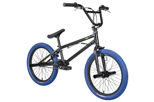 Велосипед Stark'24 Madness BMX 3 антрацитовый матовый/зеленый/темно-синий HQ-0014346