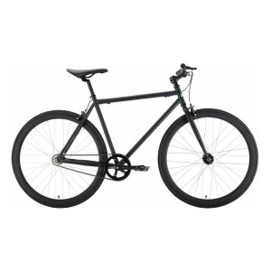 Велосипед Black One Urban 700 черный/бирюзовый/черный 2021-2022