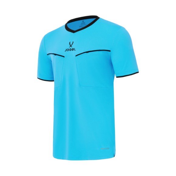 Футболка судейская Jogel DIVISION PerFormDRY Referee SS Tee 2.0, голубой S1 Футболка судейская Jogel DIVISION PerFormDRY Referee SS Tee 2.0, голубой S1