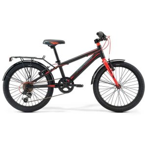 Велосипед Merida Dino J20 Matt Black(Red) 2018