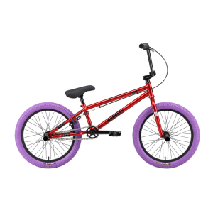 Велосипед Stark'25 Madness BMX 5 Cr-Mo красный/черный/фиолетовый HQ-0014378