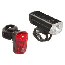 Фара+Фонарь M-WAVE ATLAS 20 3ф алюм.+1д 0,5W/2ф красный, USB-заряд (5-221092)