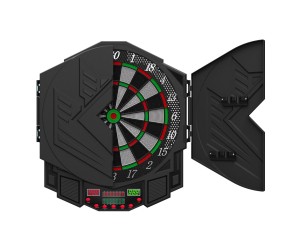 Дартс DFC DARKBOARD, 12 дротиков. DFC DARDBE300 - это усовершенствованная электронная мишень для игры в дартс. Она представляет собой надежную и прочную мишень, которая подарит вам настоящее удовольствие от процесса.
Изделие имеет семисегментный дисплей