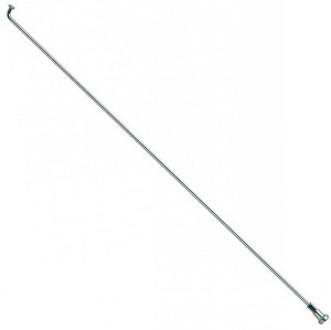 Спица с ниппелем 145мм (144шт)/490069. Спица велосипедная STELS, сталь хромированная, 145мм, стальной ниппель, серебристый.