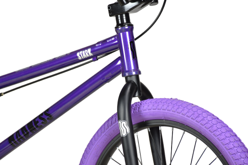 Велосипед Stark'24 Madness BMX 4 серо-фиолетовый/черный/фиолетовый HQ-0014376
