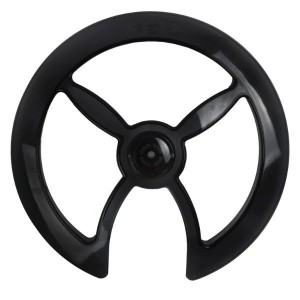 Защита системы 46/48 универс. c крепл. под полую каретку. пластик черная (5-352649)