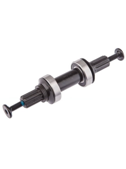 Детали каретки BMX (Saber) 8 шлицов, 14 элементов/160056. Комплект деталей каретки Saber BMX из 14-ти элементов: ось каретки 19.05х150 мм сталь, 8 шлицов на оси, болт каретки М8 сталь - 2 шт., подшипник R12-2RS закрытый промышленный (внешний диаметр 41.27 Детали каретки BMX (Saber) 8 шлицов, 14 элементов/160056. Комплект деталей каретки Saber BMX из 14-ти элементов: ось каретки 19.05х150 мм сталь, 8 шлицов на оси, болт каретки М8 сталь - 2 шт., подшипник R12-2RS закрытый промышленный (внешний диаметр 41.27