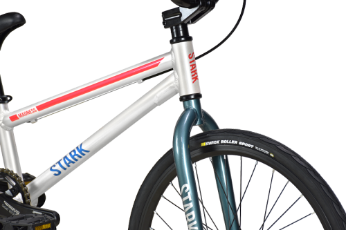 Велосипед Stark'24 Madness BMX Race серый/красный HQ-0014151