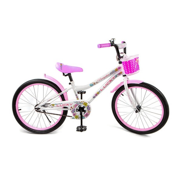 Велосипед 20' Navigator LUCKY Белый/Розовый ВНМ20185