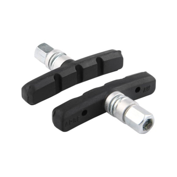 Колодки тормозные APSE 261VB — надежные тормозные колодки для ободных тормозов V-Brake, обеспечивающие эффективное и стабильное торможение в повседневной эксплуатации. Подходят для замены изношенных колодок на городских, горных и дорожных велосипедах.

• 