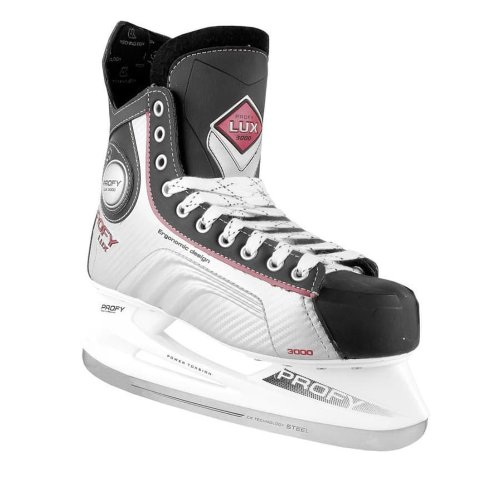 Хоккейные коньки PROFY LUX 3000 (красный)