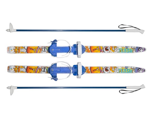 Лыжный комплект детский NovaSport Flash палками (90/90) (8)