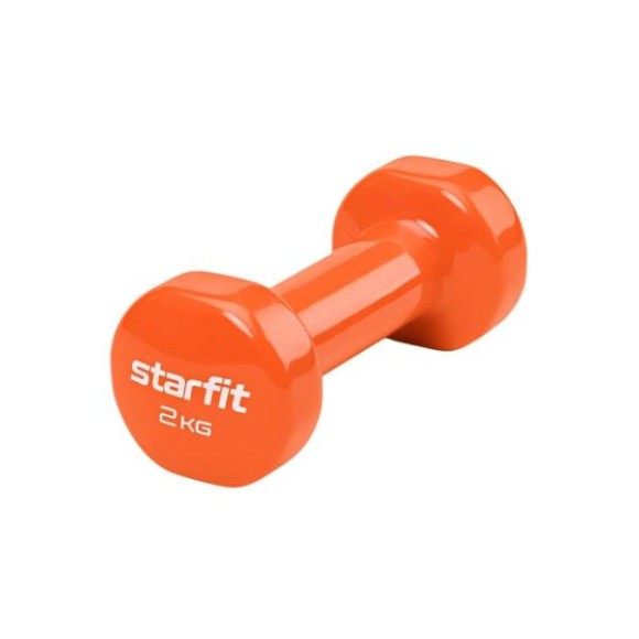 Гантель виниловая STARFIT DB-101 2 кг, оранжевый. Яркая виниловая гантель 2 кг DB-101 от бренда STARFIT подходит для занятий дома, на улице или в зале. Чтобы вы могли сами подбирать нужные веса, данная модель продается поштучно. Гантели для фитнеса имеют Гантель виниловая STARFIT DB-101 2 кг, оранжевый. Яркая виниловая гантель 2 кг DB-101 от бренда STARFIT подходит для занятий дома, на улице или в зале. Чтобы вы могли сами подбирать нужные веса, данная модель продается поштучно. Гантели для фитнеса имеют