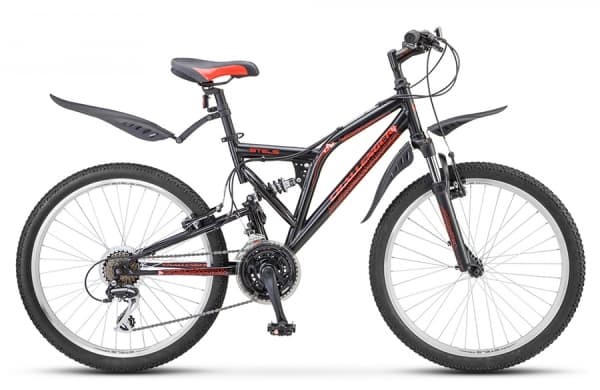 Велосипед Stels Challenger 24" V Z010 Чёрный/Красный
