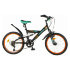 Велосипед 20' TOPGEAR Boxer черный неон ВНМ20205