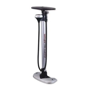 Насос напольный Giyo GF-54E, универсальная насадка, манометр 2,5', серебристый Х107027