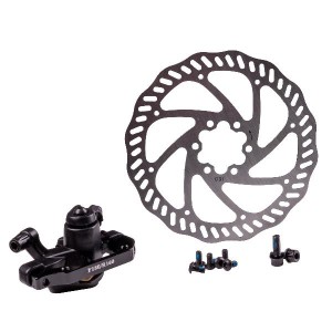 Комплект дискового тормоза RUSH (RADIUS) (машинка+диск 160 mm+болты) 160/180mm/3122613-22