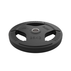 Диск обрезиненный DFC, чёрный, с хватом, 51мм, 25кг