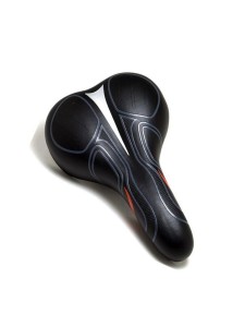 Седло велосипедное HBAZ-3232 MTB 270*170 mm, комфортное эластомерное – это одна из важнейших комплектующих велосипеда, от которой зависит ваш уровень комфорта во время езды. Форма седла: грушевидная. Цвет: черный/серебристый/красный. Возраст: взрослый.