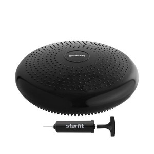Диск балансировочный STARFIT BP-104 с насосом, массажный, черный.