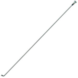 Спица с ниппелем 115мм сталь хром/490072. Спица длиной 115 мм стальная хромированная, со стальным ниппелем.