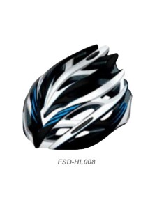 Шлем защитный FSD-HL008 (in-mold) L (54-61 см) сине-чёрно-белый/600313. Шлем FSD-HL008 (in-mold), предназначен для защиты головы при ударах при катании на велосипедах, скейтбордах, роликовых коньках и т.п. Внешний слой – Поликарбонат. Внутренний, поглощаю