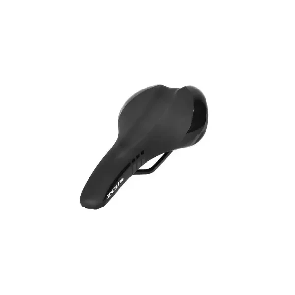 Седло вело ZEUS Z-1050 MTB Sport 270*145mm,рельсы сталь,анатомическое,черное,325гр