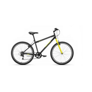 Велосипед 26' Altair MTB HT 26 1.0 7 ск Черный/Желтый 20-21 г