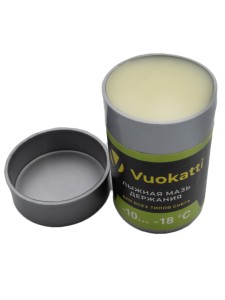 Мазь держания VUOKATTI Салатовая -10°С/-18°С 33 грамма.
Универсальная мазь держания для любого типа снега.
Температурный диапазон от -10°С до -18°С.
Мазь держания VUOKATTI предназначена как для спортсменов-профессионалов, так и для любителей.
Лыжная маз