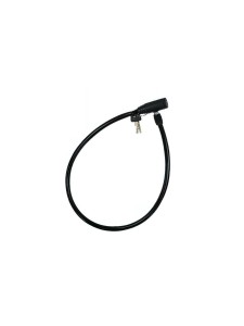 Замок противоугонный GК-103-101, 80см(31'), трос 6мм в оплётке, 2 ключа, чёрный HQ-0004223. Это надежный и недорогой тросовый замок, который защитит ваш байк на городских парковках. Велосипедный противоугонный замок, имеющий навесной трос. Замок для велос