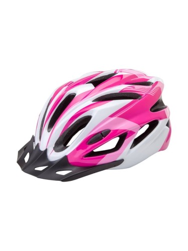 Шлем защитный FSD-HL022 (in-mold) L (58-60 см) бело-розовый/600131