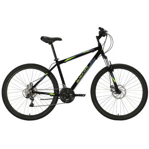 Велосипед Black One Onix 27.5 D Alloy чёрный/зелёный/серый 2020-2021