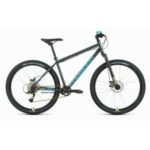 Велосипед 27,5' Forward Sporting 27,5 X D Темно-серый/Зеленый 2022 г