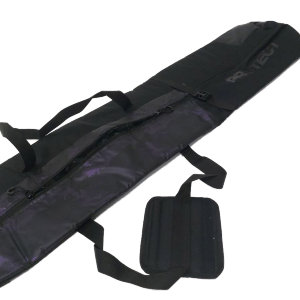 Чехол для лыж PROTECT – это современный чехол для лыж, который значительно облегчает транспортировку спортивного инвентаря, а также оптимизирует его хранение.
Сумка для лыж изготовлена из непромокаемого нейлона 600 WR PVC, при этом торцевая часть чехла им