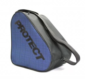 Сумка для коньков PROTECT, 32х32х18 см, синяя.
Ультра-легкая модель сумки для коньков. 
Износостойкая ткань и надежное уплотненное дно защитит содержимое сумки от повреждений, в то время как большое отверстие на передней панели делает легким доступ внутрь