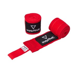 Бинт боксерский INSANE COBRA IN22-HW201, хлопок/нейлон, красный, 2,5 м