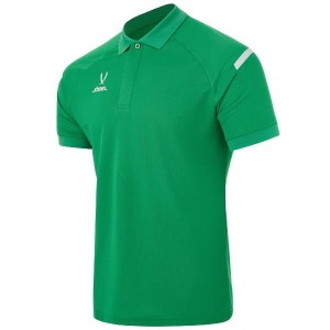 Поло Jogel Camp 2 Poly Polo, зеленый/белый