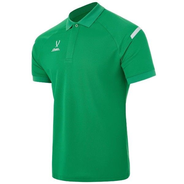 Поло Jogel Camp 2 Poly Polo, зеленый/белый