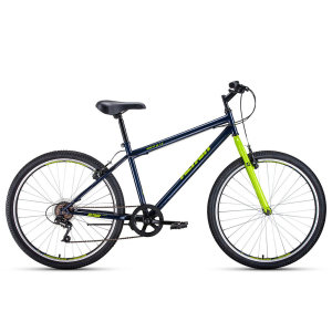 Велосипед 26' Altair MTB HT 26 1.0 6 ск Темно-синий/Зеленый 19-20 г