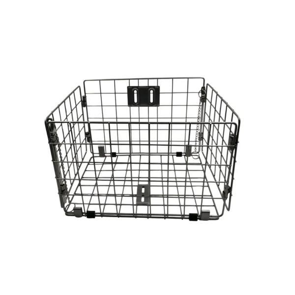 Велокорзина 28' TEN-ZDCL-1 складная, серебристая/270087