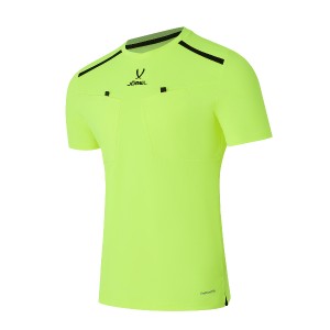 Футболка судейская Jogel DIVISION PerFormDRY Referee Tee, желтый неон 61N