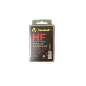 Парафин для лыж и сноубордов VUOKATTI HF -1°С/+1°С.
Парафин предназначен для улучшения скользящих свойств лыж при температуре воздуха близкой к 0°С и влажности выше 70%.
Быстро и просто наносится, защищает скользящую поверхность.
Тип снега: свежий.
Спос