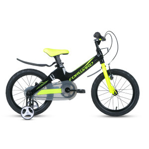 Forward Cosmo — детский космический велосипед для самых стремительных. 

Футуристичный яркий дизайн. 

Легкая рама из магниевого сплава.

Рама: 16” для детей 4-6 лет (от 100 до 125 см).