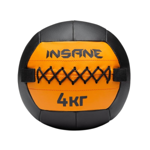 Медбол INSANE IN24-WB100 4 кг, оранжевый