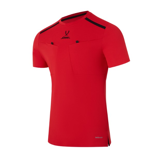 Футболка судейская Jogel DIVISION PerFormDRY Referee Tee, красный R1