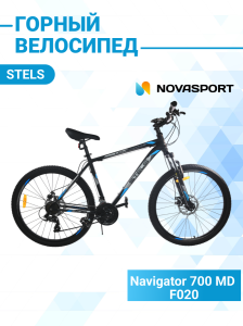 Велосипед Stels Navigator 700 MD F020 Черный матовый 27.5