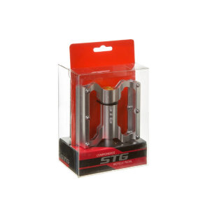 Легкие педали STG BC-PD213 будут отличным дополнением к вашему спортивному горному велосипеду. Их конструкция выполнена из алюминиевого сплава и собрана на качественных промподшипниках. В каждую педаль вмонтированы 12 металлических шипов, которые обеспечи