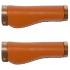 Грипсы M-WAVE CLOUD BUFF FIX 138 мм, с 2 фикс., синтет. кожа, коричневые (5-410610)