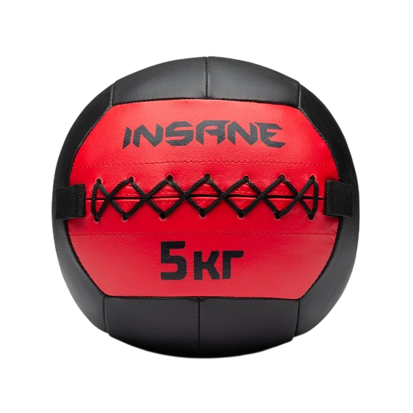 Медбол INSANE IN24-WB100 5 кг, красный