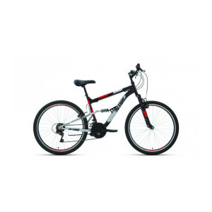 Велосипед 26' Altair MTB FS 26 1.0 18 ск Черный/Красный 20-21 г